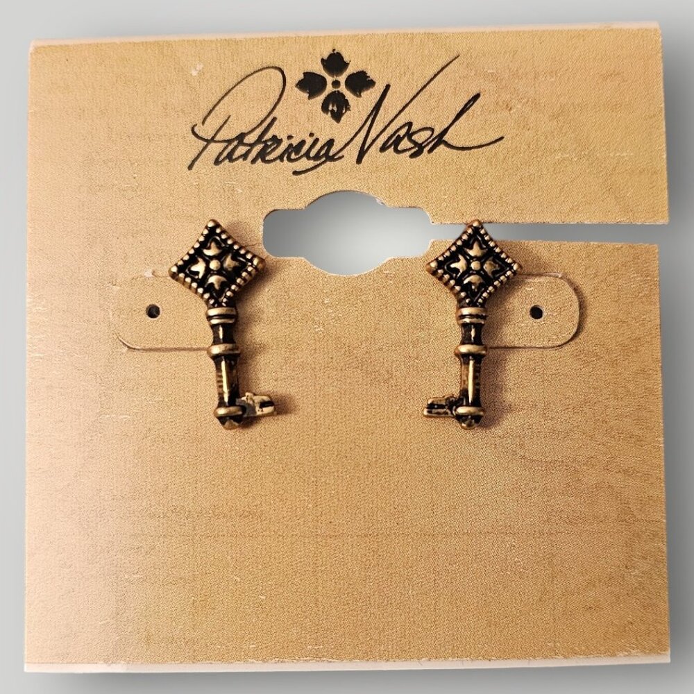 Patricia Nash Gold Earrings